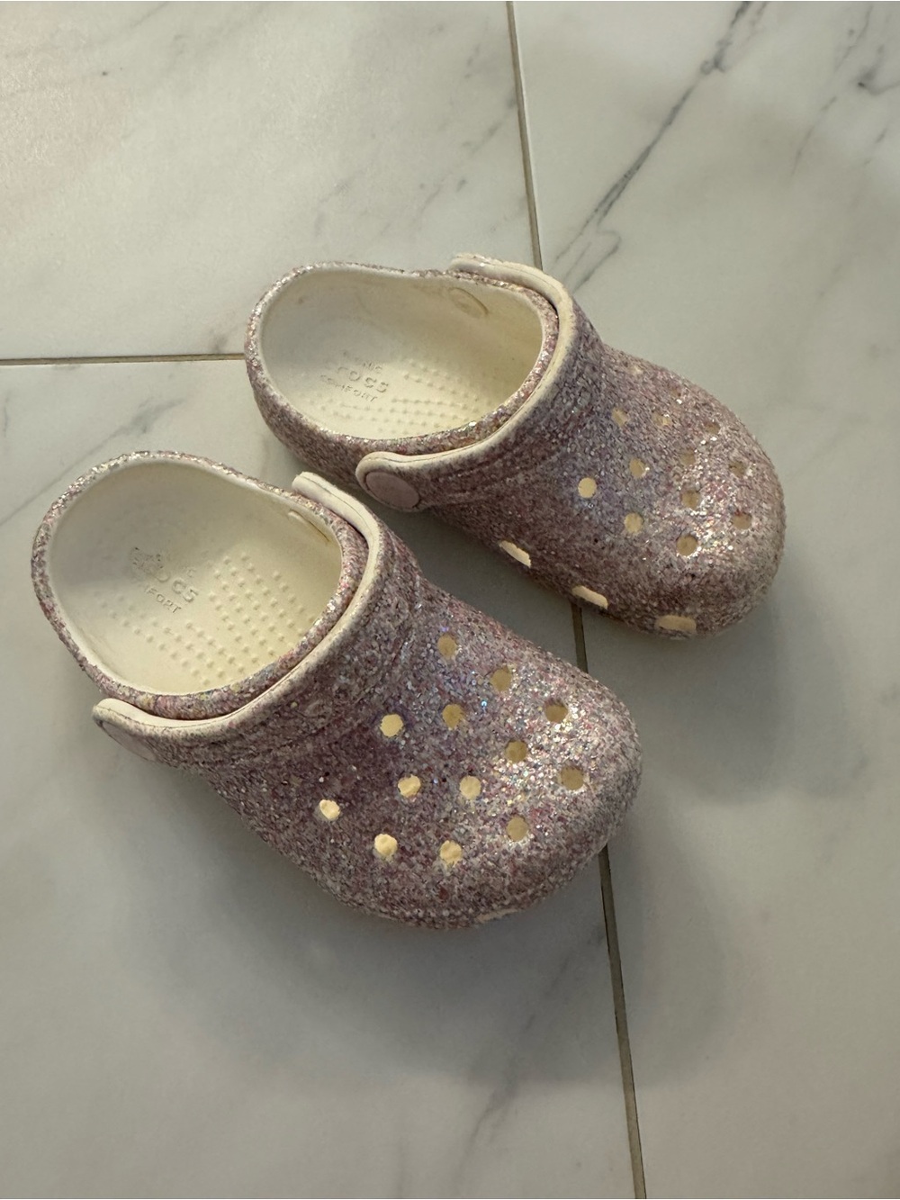 CROCS Kids Sparkle Glitter Pink Classic